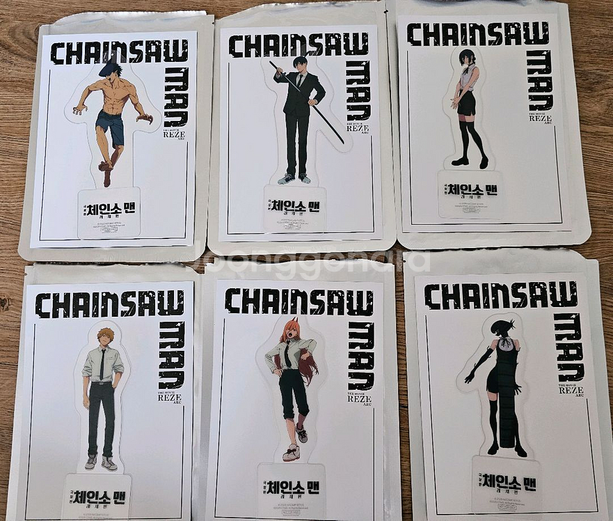 (랜덤) CGV 7주차 주중 특전 체인소맨 PET 스탠디--1