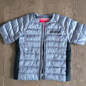 아동 반팔 패딩점퍼 140