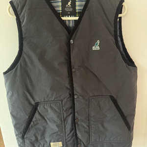 키즈) 캉골조끼 블랙 145사이즈