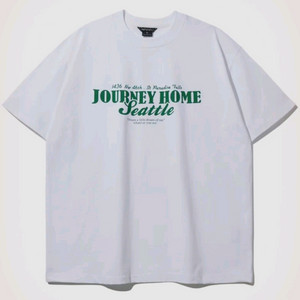 더블유브이프로젝트 져니홈 반팔 티셔츠(화이트/M)