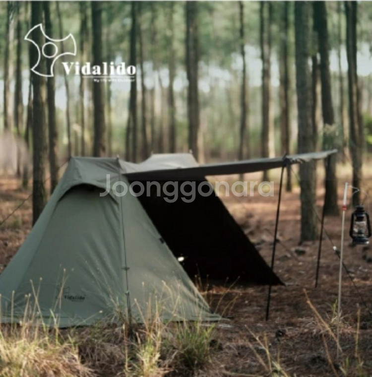 (가격인하) 비달리도 군용 타입 A형 텐트 풀세트 카키--0
