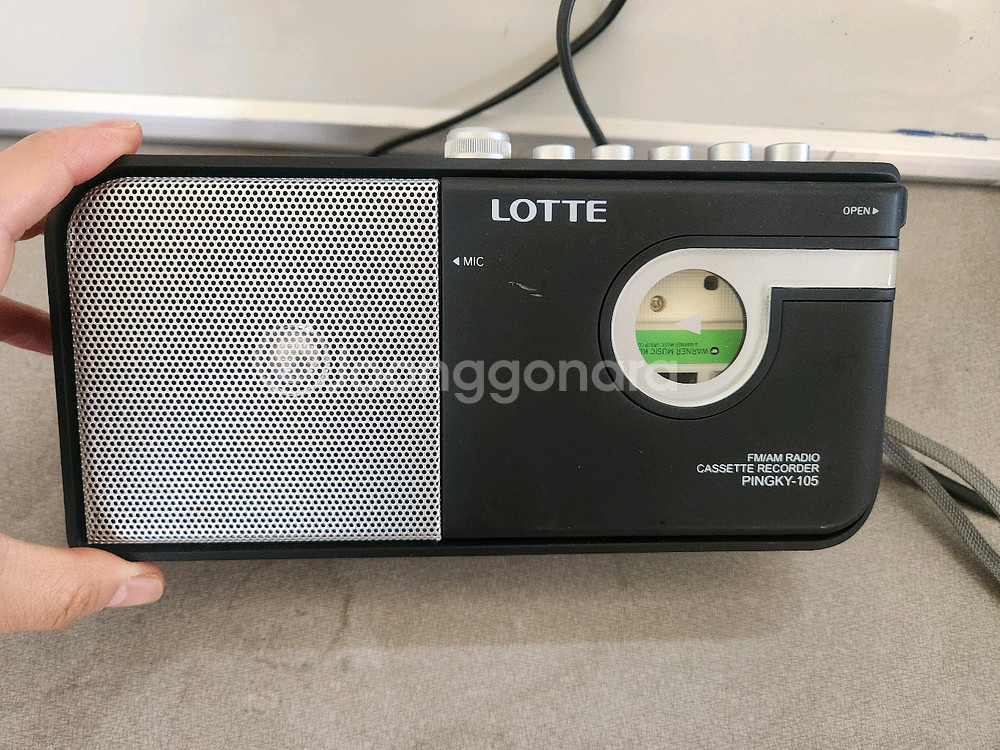 롯데전자 핑키105(PINGKY-105) 카세트 플레이어--0