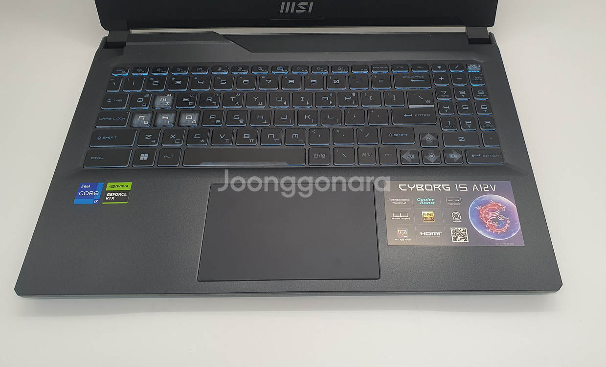 [게이밍]MSI 15인치 게이밍노트북 사이보그(i7-12th/RTX4060)--4