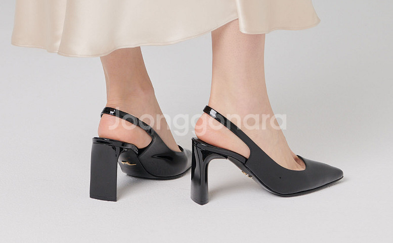 쇼쉬르라팡 York Slingbacks 8cm--4