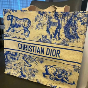 디올 리비에라 에코백 블루