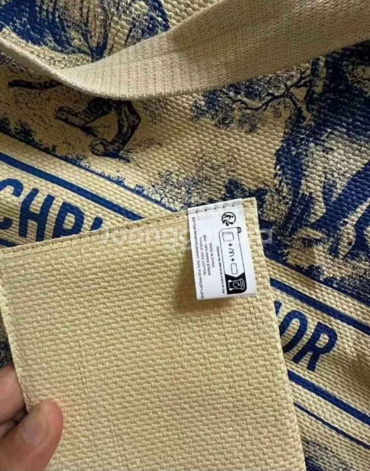 디올 리비에라 에코백 블루--2