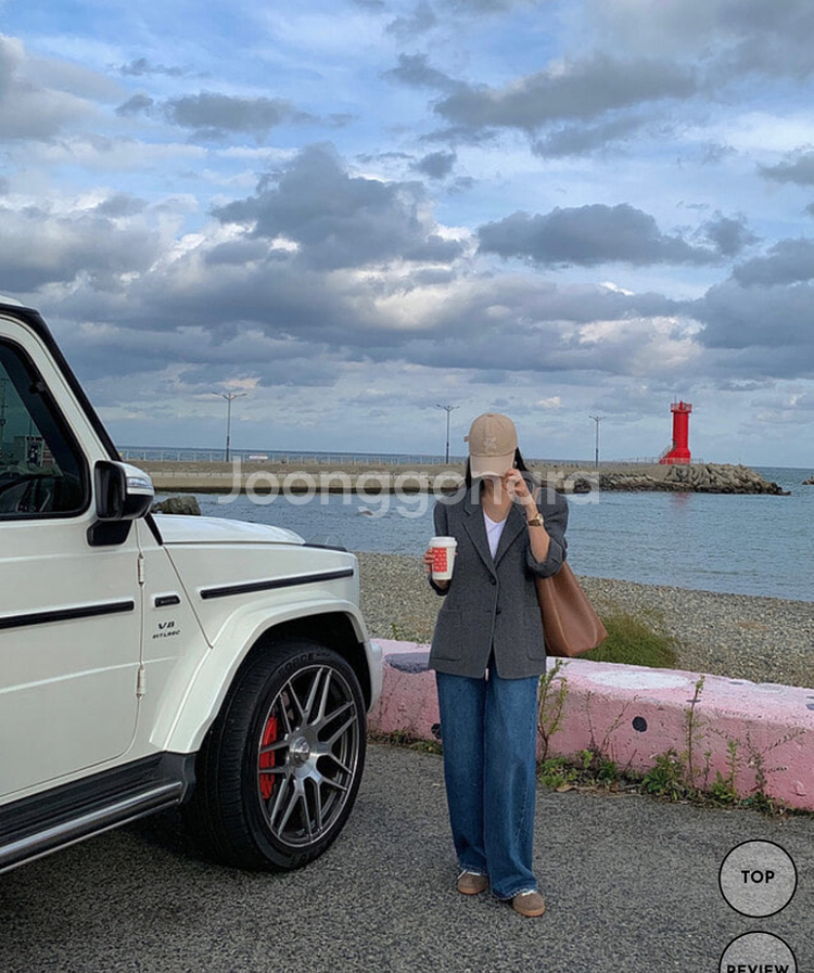 쪼이쇼룸 울 핸드메이드 자켓--5