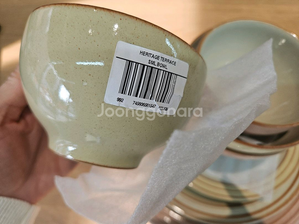 덴비 2인용 한식기 세트 그릇 접시 세트--2