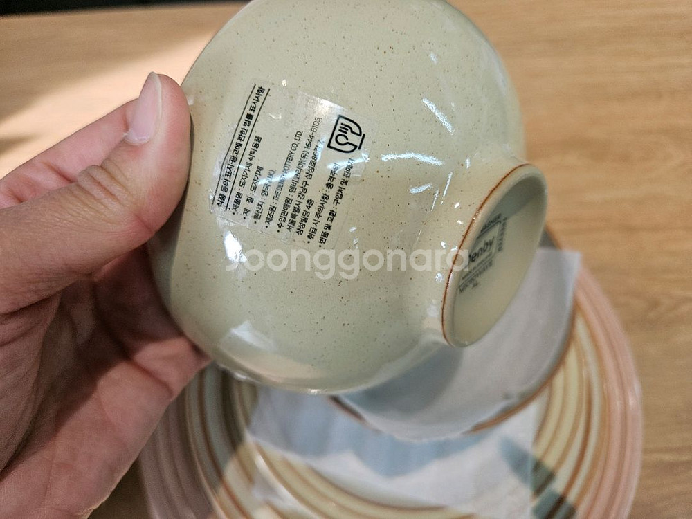 덴비 2인용 한식기 세트 그릇 접시 세트--5