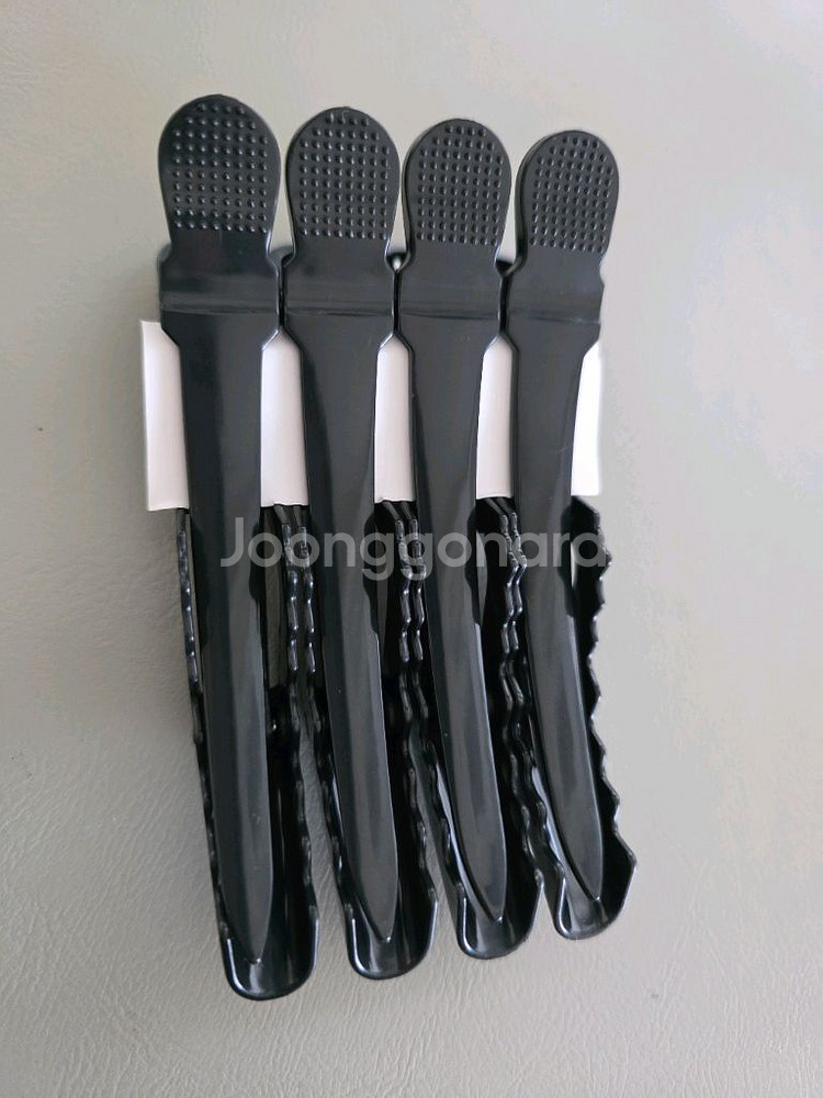 헤어 악어 집게핀 4개 (미사용)--1