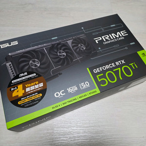 ASUS PRIME RTX 5070Ti OC 그래픽카드