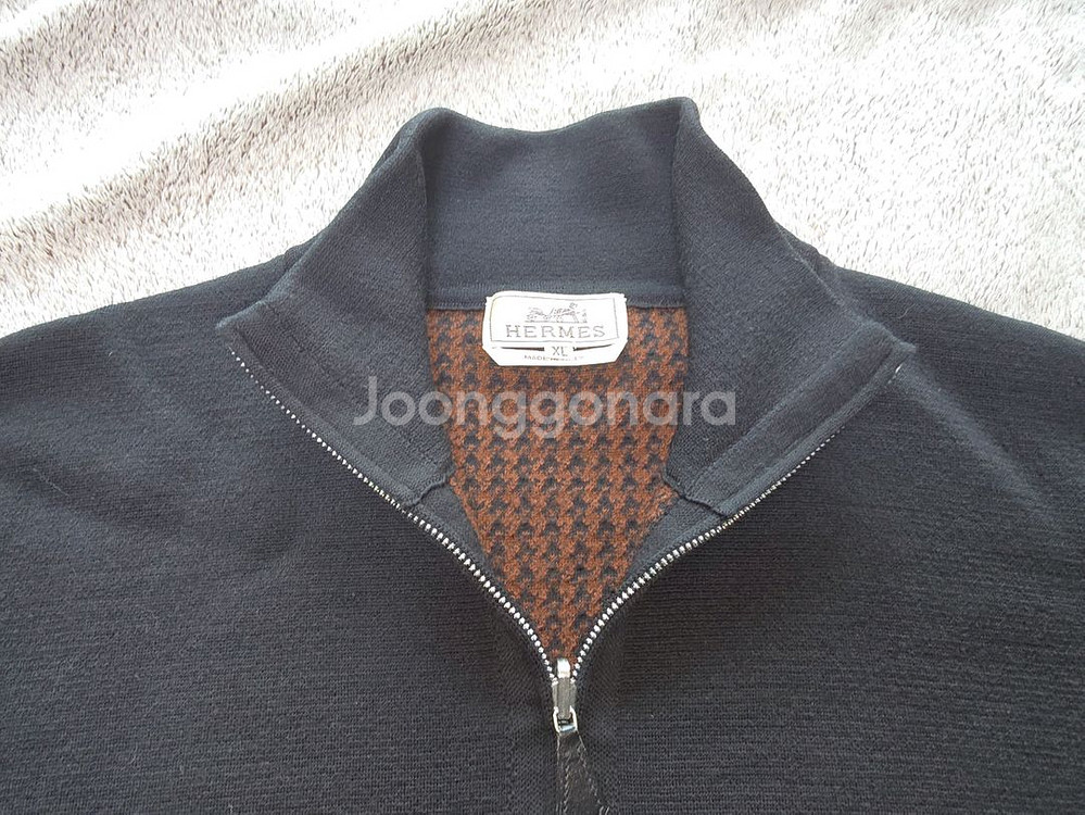 에르메스 HERMES 남성 니트 가디건 XL (105)--4