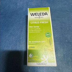 벨레다 시트러스 프레쉬 데오 스프레이 100ml 새것