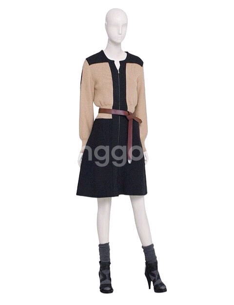 시스템 니트 원피스--0