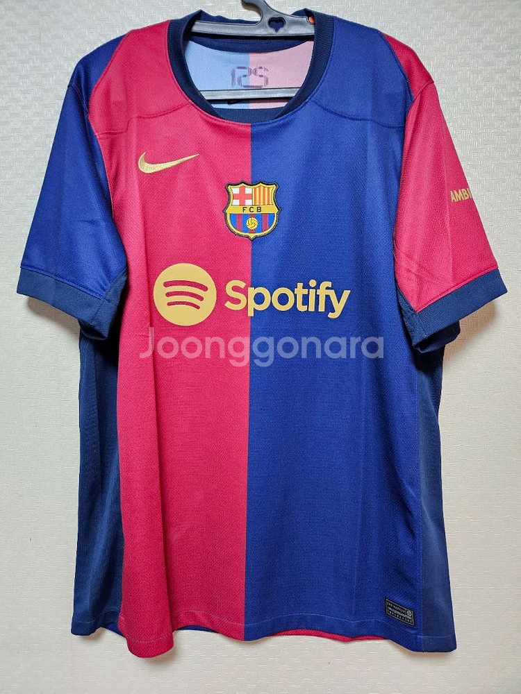 24/25 바르셀로나 홈 유니폼 저지 L(노마킹)--0