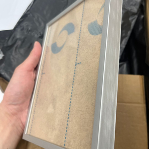 알루미늄 인테리어 액자 새제품 - 무광 블랙,화이트,실버