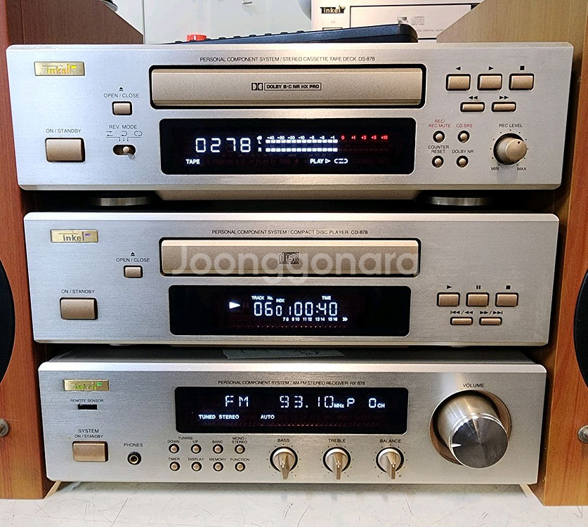 Inkel 인켈 878 풀세트 (스피커/앰프/CDP/데크)--1