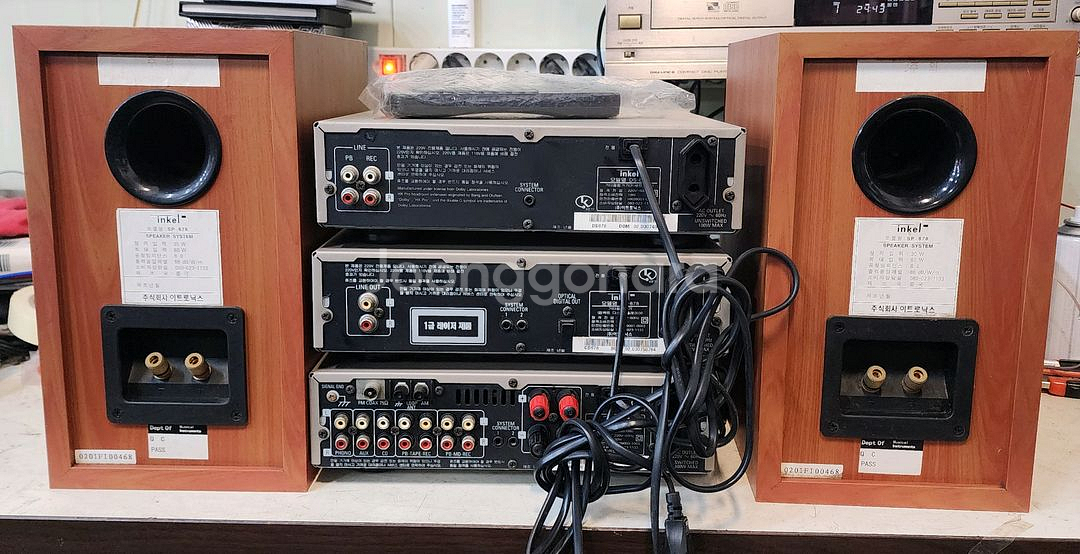 Inkel 인켈 878 풀세트 (스피커/앰프/CDP/데크)--4