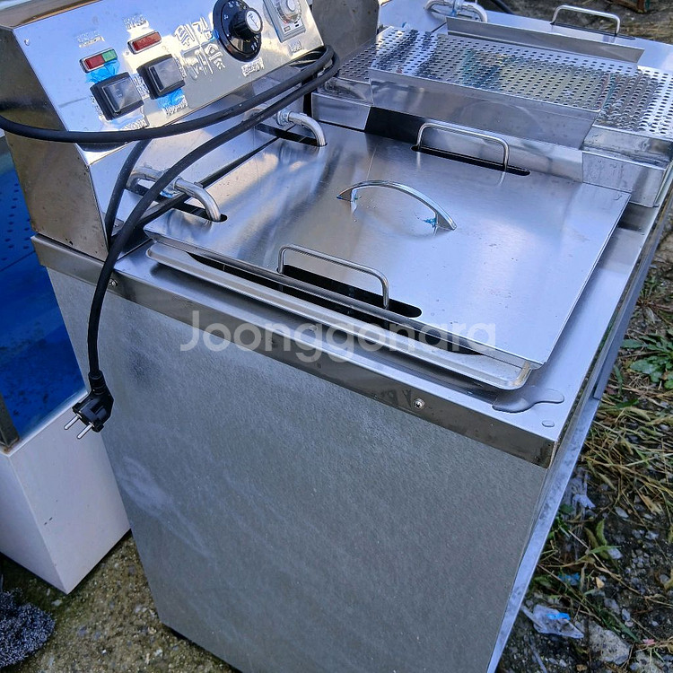 업소용 전기튀김기 2구 새거수준--5