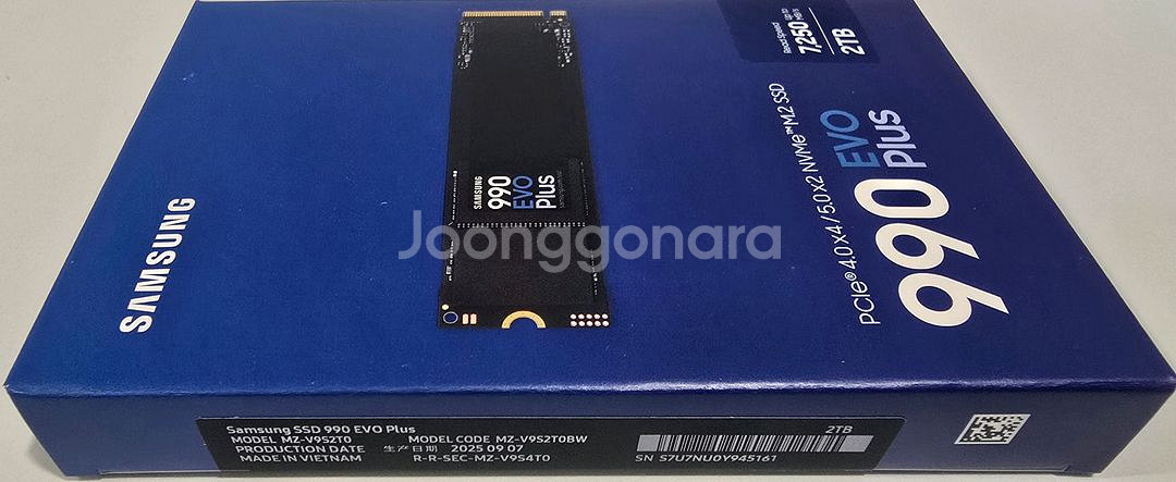 삼성SSD 990EVO PLUS 2T 국내정품 미개봉 팝니다.--0