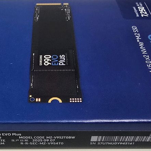 삼성SSD 990EVO PLUS 2T 국내정품 미개봉 팝니다.