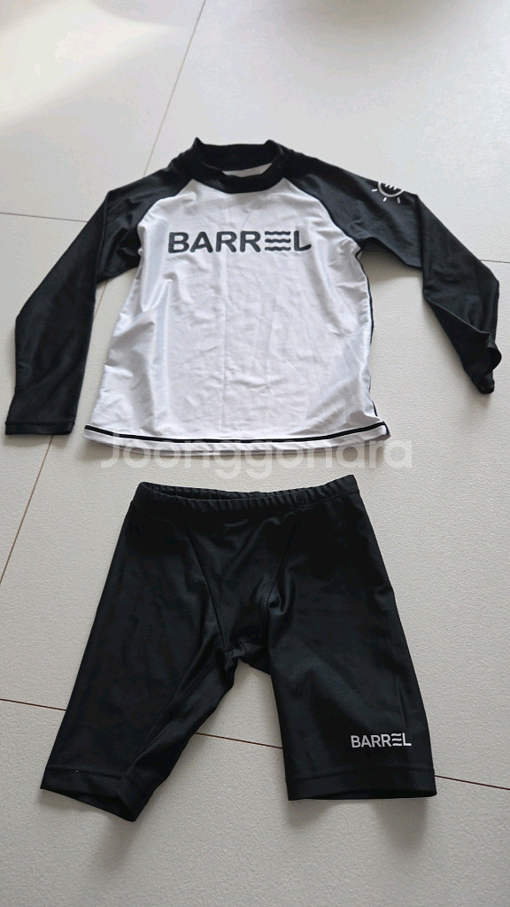 배럴 아동 래쉬가드 수영바지--0