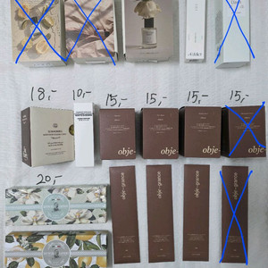 향수 룸스프레이 비누 정리