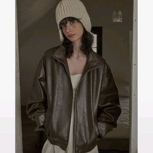 위드아웃썸머 젠 레더 자켓