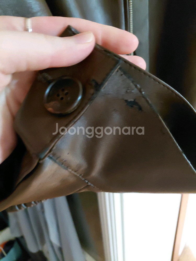 위드아웃썸머 젠 레더 자켓--7