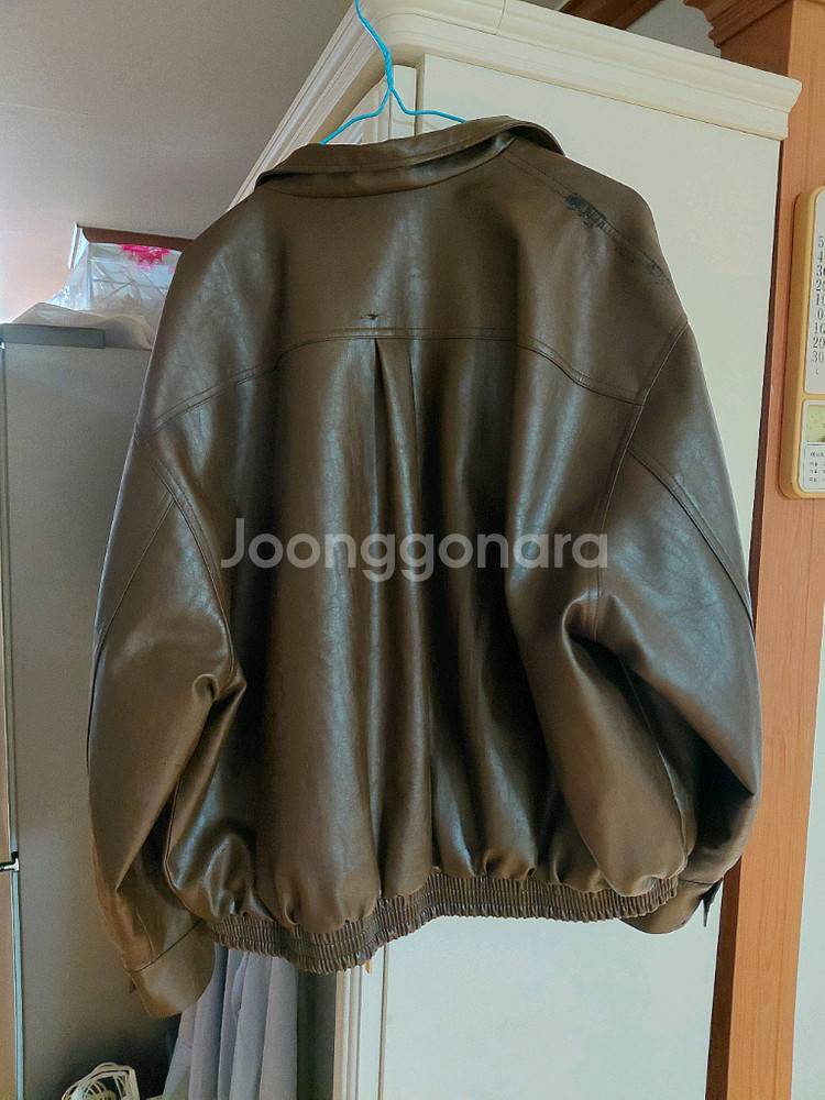 위드아웃썸머 젠 레더 자켓--3