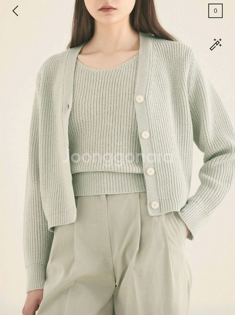 더캐시미어 캐시미어블렌드 니트가디건66 랑방 마인 타임--0