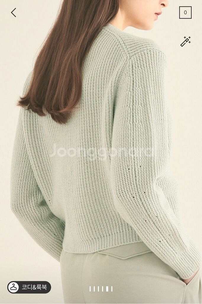 더캐시미어 캐시미어블렌드 니트가디건66 랑방 마인 타임--2