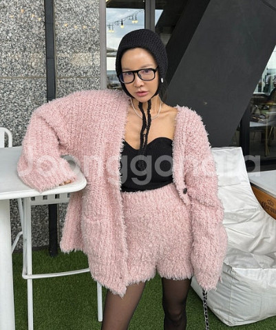 (새상품, 택O)드노리타 파이날 퍼리 아이반코트_JK 아이보리--8