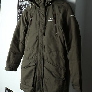 W(S-M) 퓨마 패딩 점퍼자켓 덕다운 롱 오리털