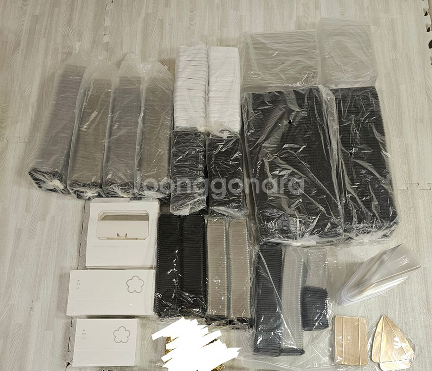 화과자, 설기, 베이킹 담례용기 외 포장용품 일괄(거의새상품)--0