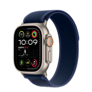 애플워치 울트라2 내추럴티타늄/블루 트레일루프