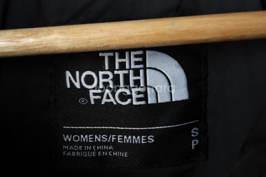 W(S-M) 노스페이스 패딩 점퍼자켓 구스다운 블랙--6