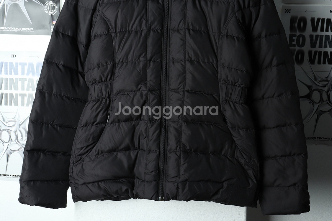 W(S-M) 노스페이스 패딩 점퍼자켓 구스다운 블랙--3