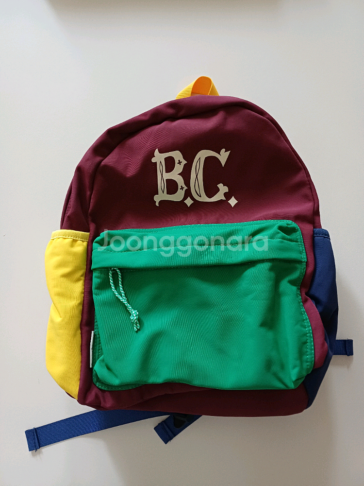 보보쇼즈 BC 빈티지 컬러블록 백팩 (새것)--1