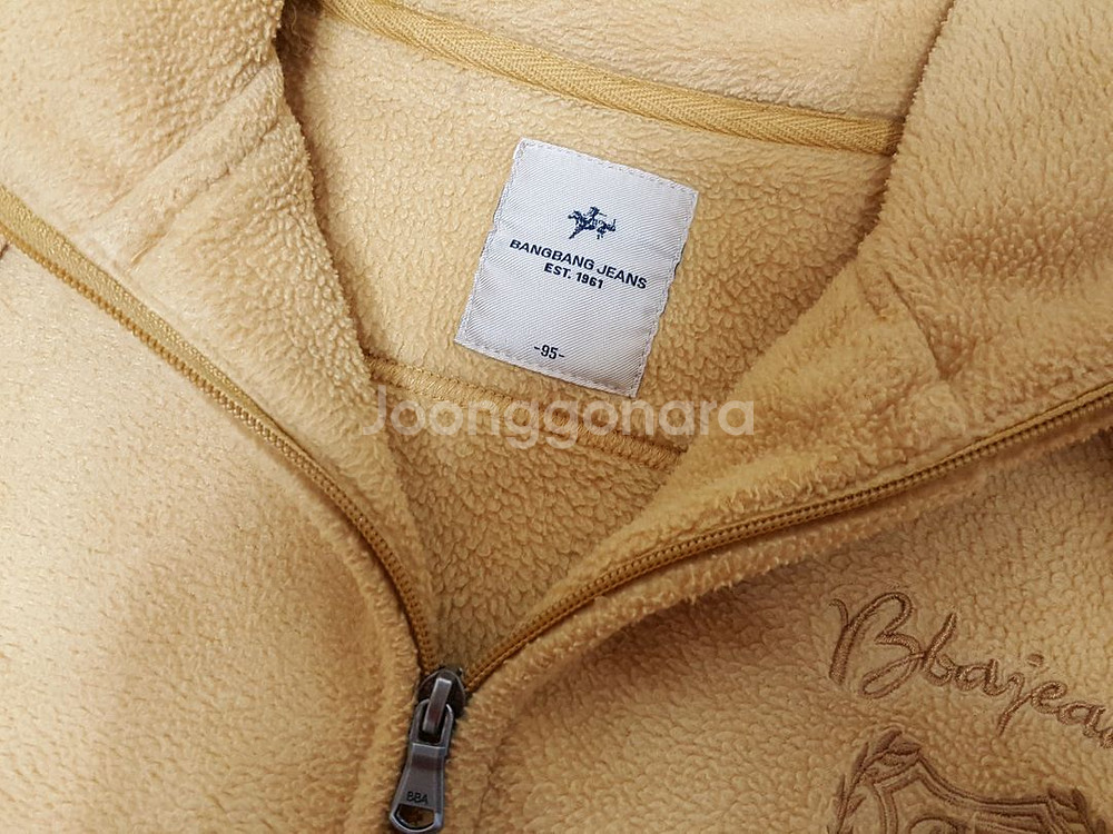 뱅뱅 후드 집업 남성 후리스 자켓 95-100 상태좋음--5