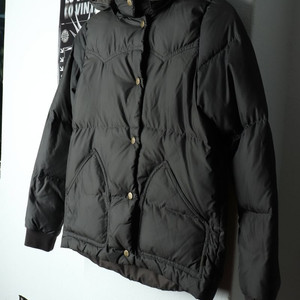 W(S) 리바이스 패딩 점퍼자켓 덕다운 차콜 오리털