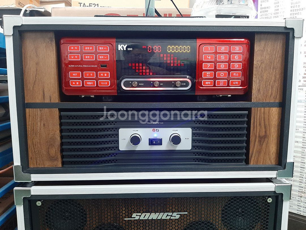 금영 노래방 기계 이동식 노래방기기--5