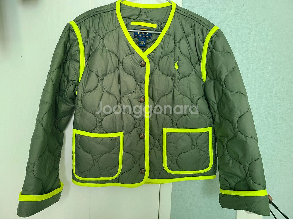 폴로 키즈 퀼팅 자켓--0