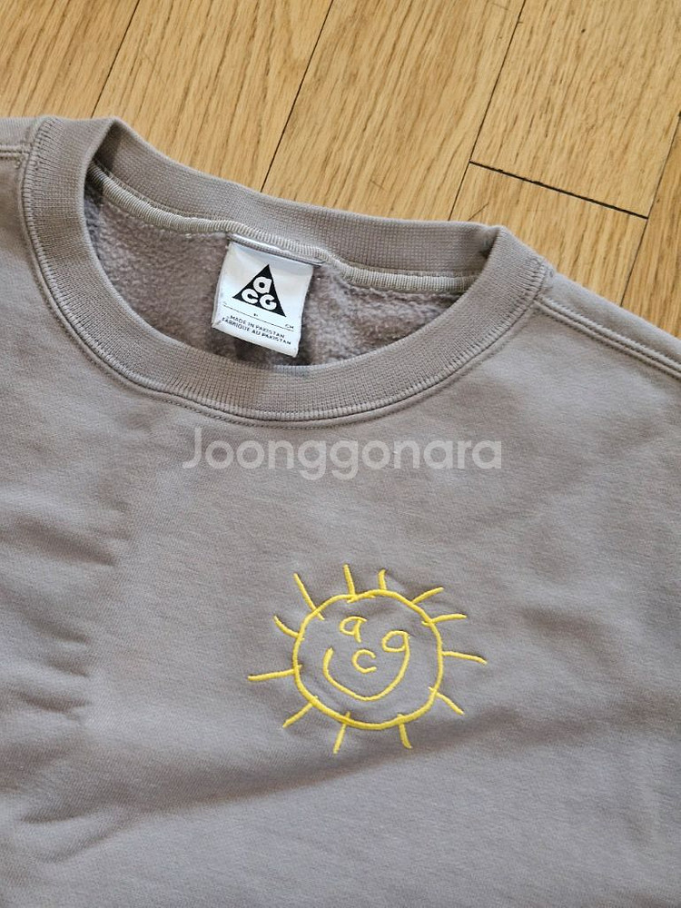 나이키 ACG 문파슬 크루넥 맨투맨 us s 국내 100 고프코어 플리스--5