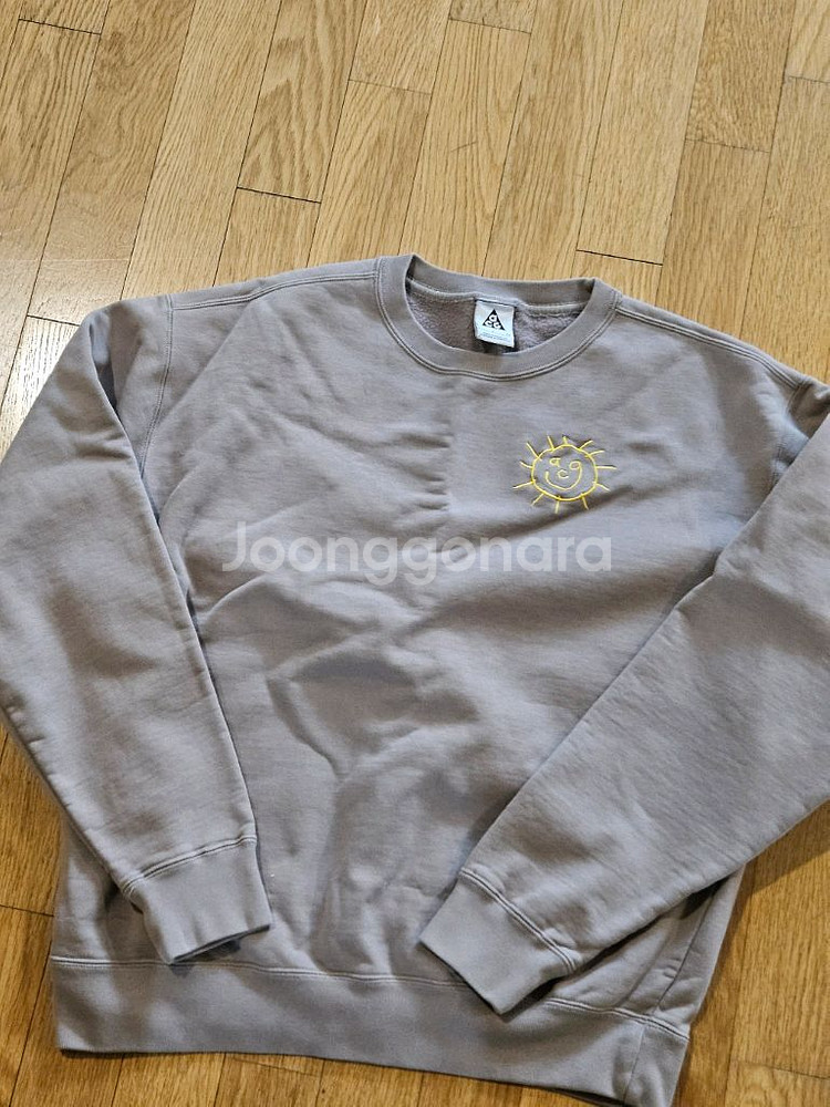 나이키 ACG 문파슬 크루넥 맨투맨 us s 국내 100 고프코어 플리스--4