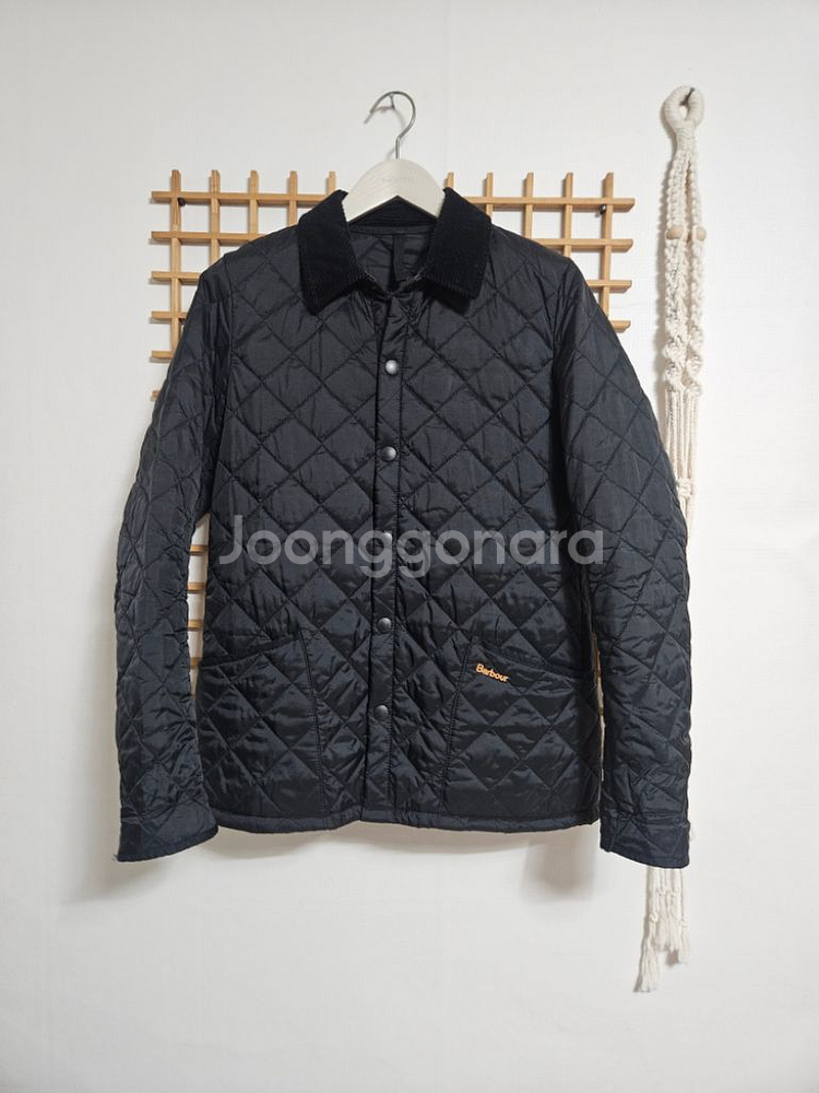 S급/ 바버 퀄팅 패딩 새상품급 사이즈 M--0