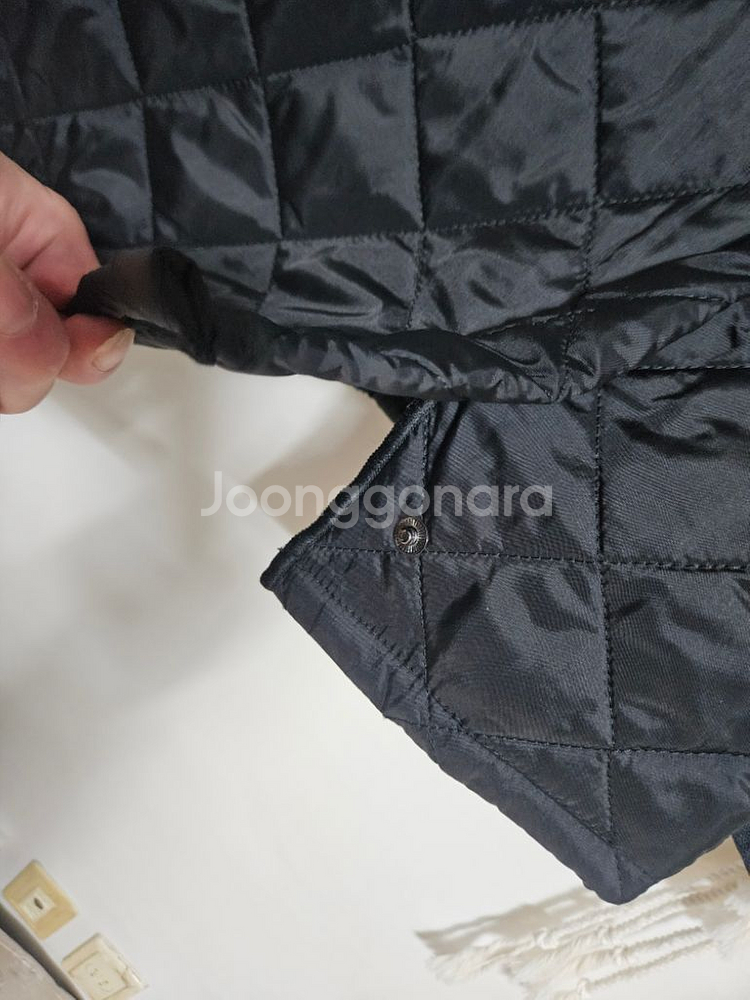 S급/ 바버 퀄팅 패딩 새상품급 사이즈 M--3