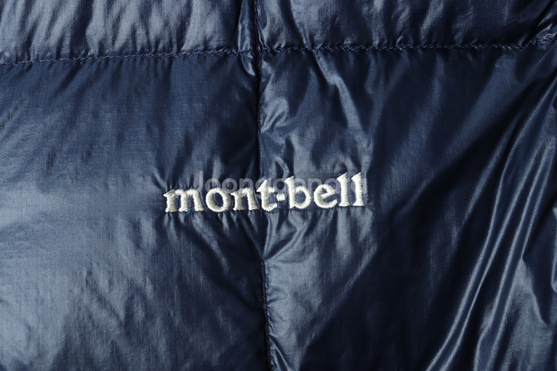 (L-XL) 몽벨 패딩 점퍼자켓 조끼 구스다운 네이비--4