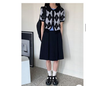 (반택포) 바온 세크핀턱 미니스커트