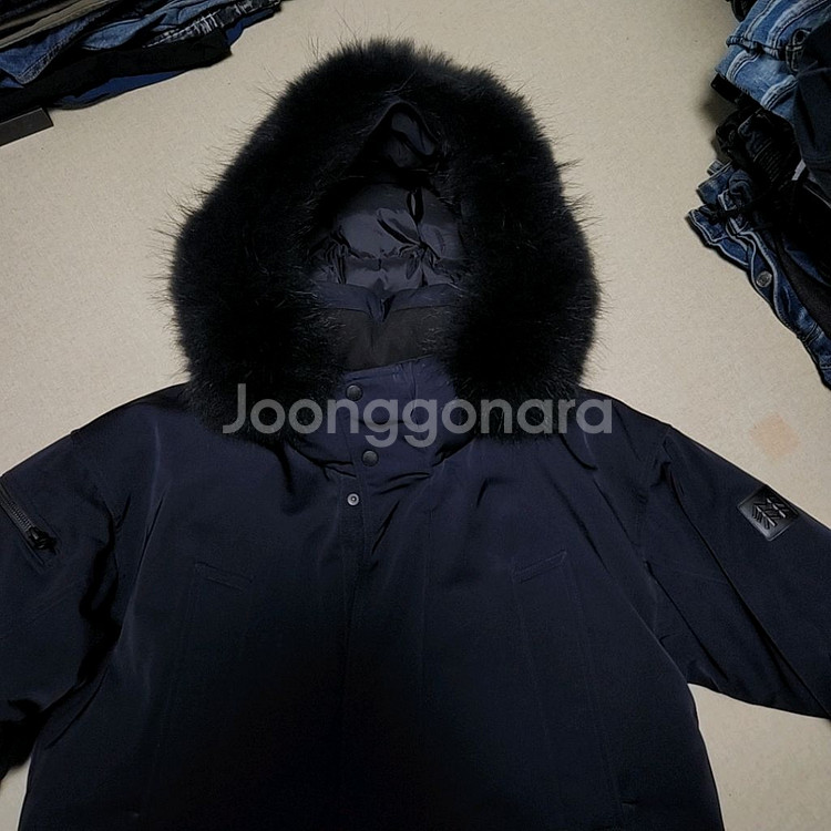 코오롱여성 폭스퍼 구스롱패딩--1